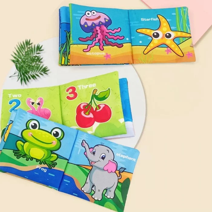کتاب پارچه ای آموزشی مدل حیوانات کد 665322