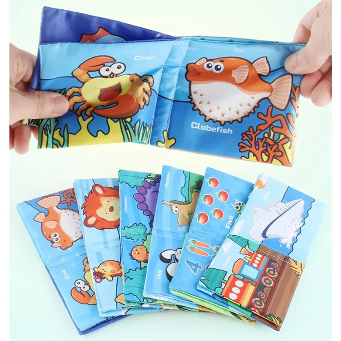کتاب پارچه ای آموزشی مدل حیوانات کد 665322