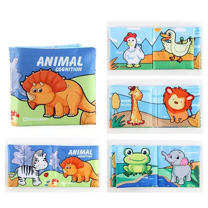 کتاب پارچه ای آموزشی مدل حیوانات کد 665322