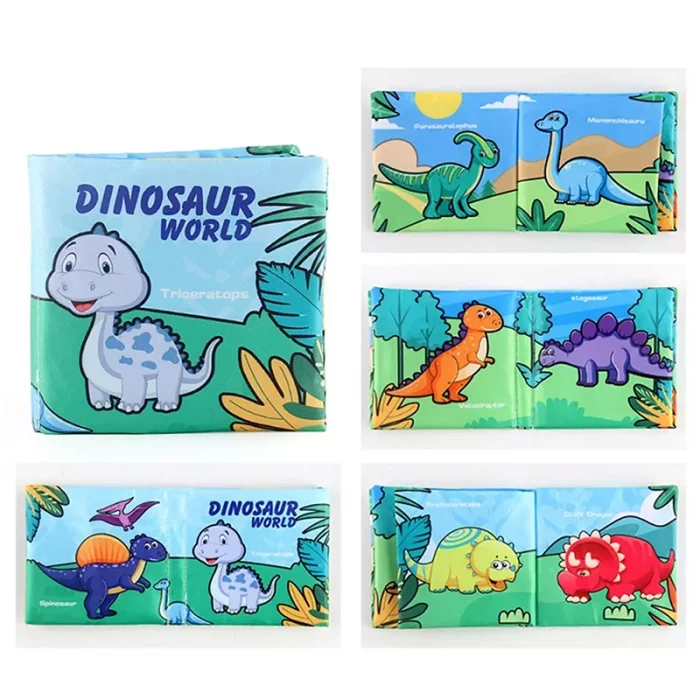 کتاب پارچه ای آموزشی مدل دایناسور کد 665326