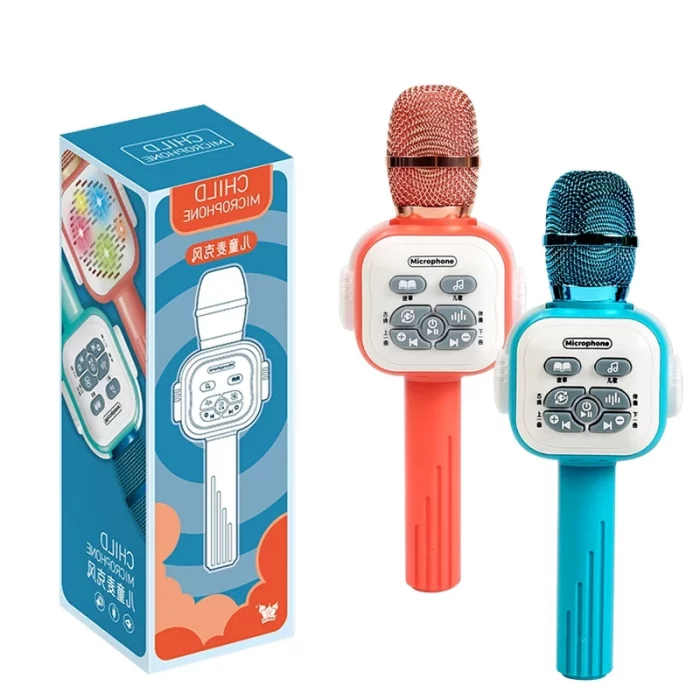 میکروفون اسباب بازی  بلوتوثی اسپیکر دار کد 100KK