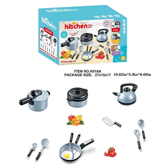 ست قابلمه و ظروف آشپزخانه 14 تکه کد H318A