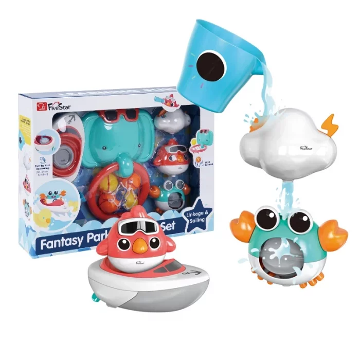 اسباب بازی ست حمام 6 تکه مدل فیل کد 35596