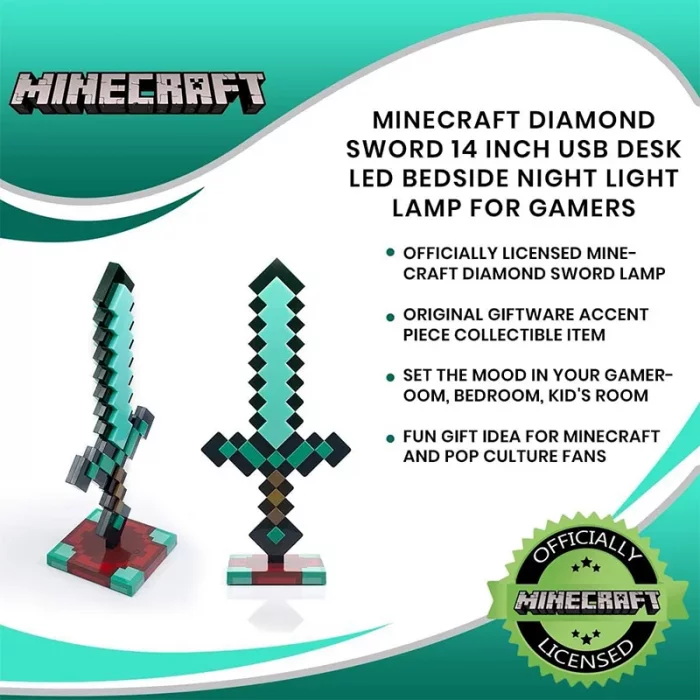 چراغ خواب ماینکرفت مدل شمشیر Minecraft Sword کد 6640691