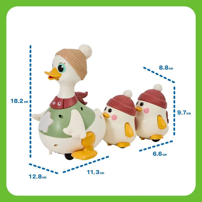 اردک و جوجه موزیکال هولی تویز سنسور دار هولی تویز Huile Toys  کد HE9987