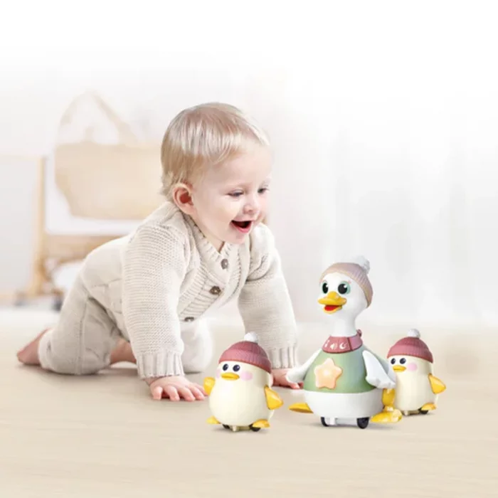 اردک و جوجه موزیکال هولی تویز سنسور دار هولی تویز Huile Toys  کد HE9987