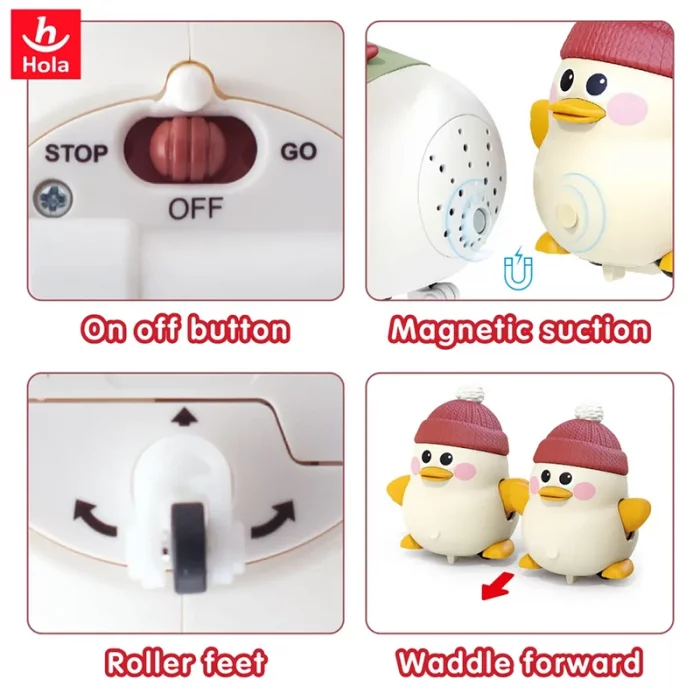 اردک و جوجه موزیکال هولی تویز سنسور دار هولی تویز Huile Toys  کد HE9987