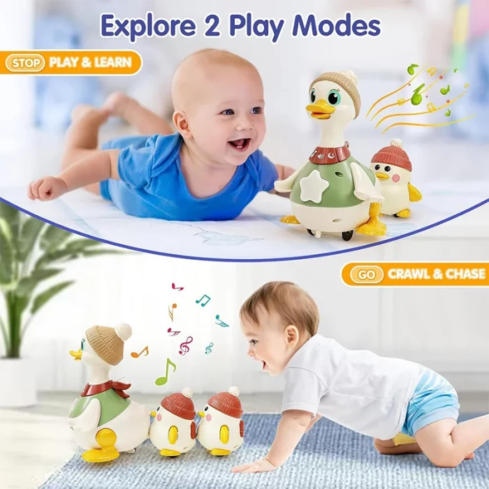 اردک و جوجه موزیکال هولی تویز سنسور دار هولی تویز Huile Toys  کد HE9987