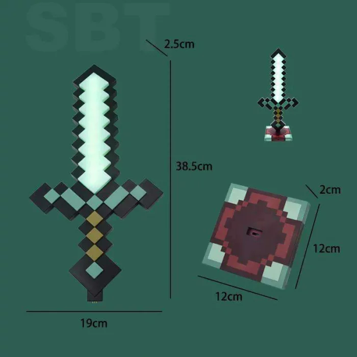 چراغ خواب ماینکرفت مدل شمشیر Minecraft Sword کد 6640691