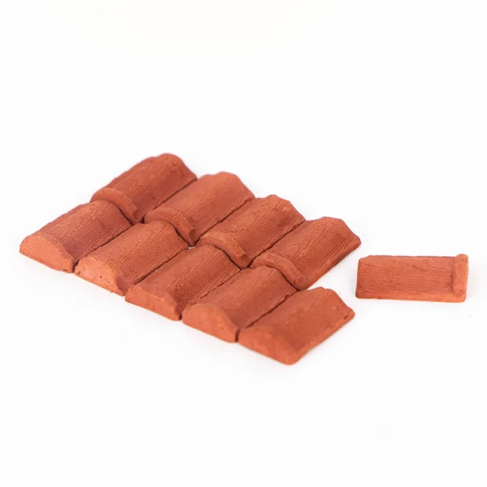 سفال بام نیم گرد فله ای 200 قطعه ای اشل قرمز ESHEL کد 092049