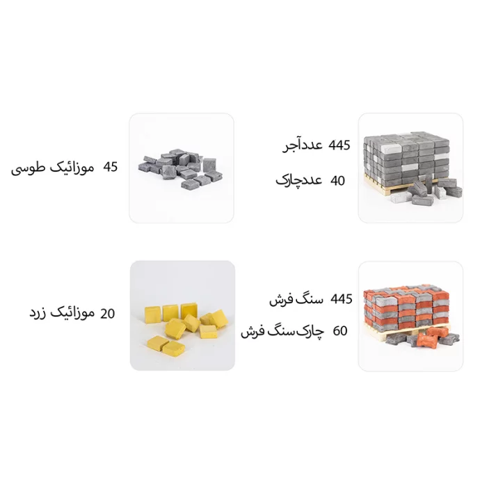 اسباب بازی ساختنی 1573 تکه مدل ویلای ساحلی اشل ESHEL کد 092988