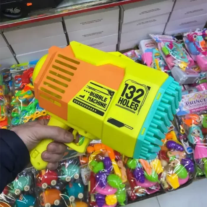 اسباب بازی تفنگ حباب ساز  132 حفره ای کد KB1141