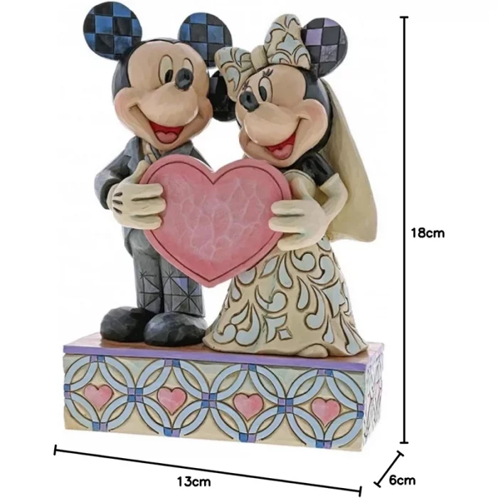 فیگور دیزنی عروسی میکی موس و مینی موس Mickey and Minnie Wedding کد 4033282