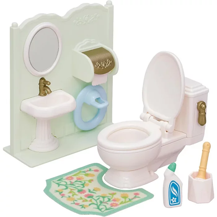 اسباب بازی توالت فرنگی سیلوانیان فامیلیز Sylvanian Families مدل toilet set کد 5740