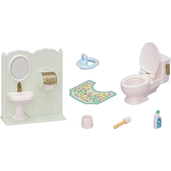 اسباب بازی توالت فرنگی سیلوانیان فامیلیز Sylvanian Families مدل toilet set کد 5740