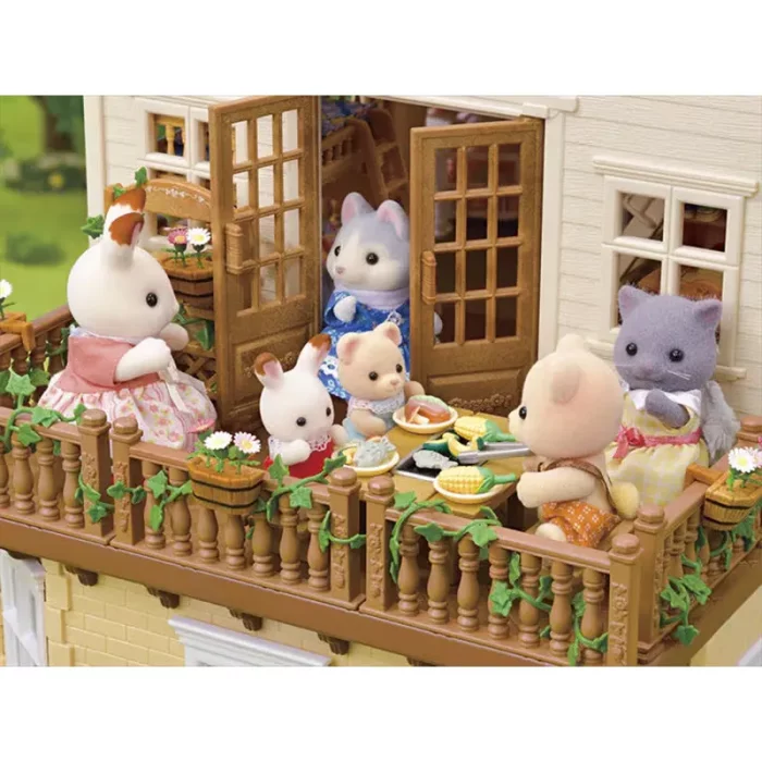 خانه عروسک شهری سیلوانیان فامیلیز sylvanian families secret roof country home کد 5708