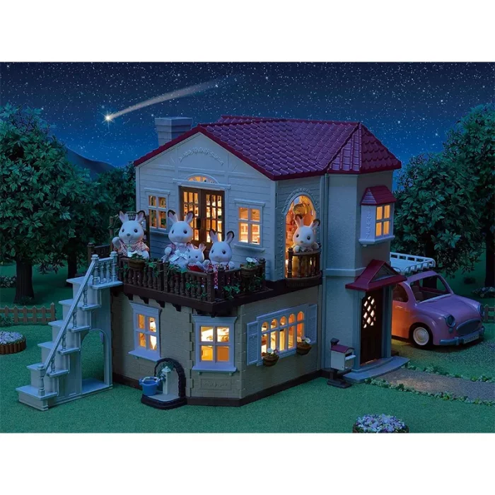 خانه عروسک شهری سیلوانیان فامیلیز sylvanian families secret roof country home کد 5708
