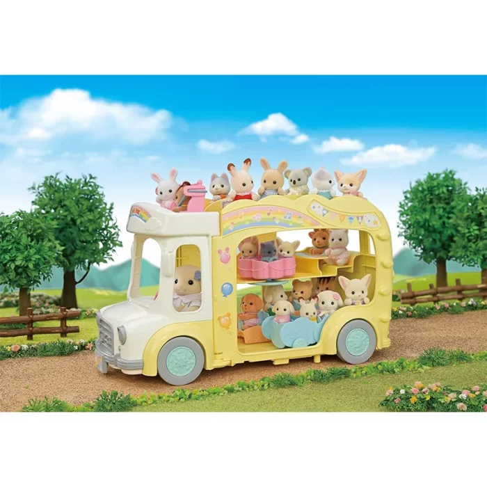 اسباب بازی سیلوانیان فامیلیز Sylvanian Families مدل Family Campervan کد 5454