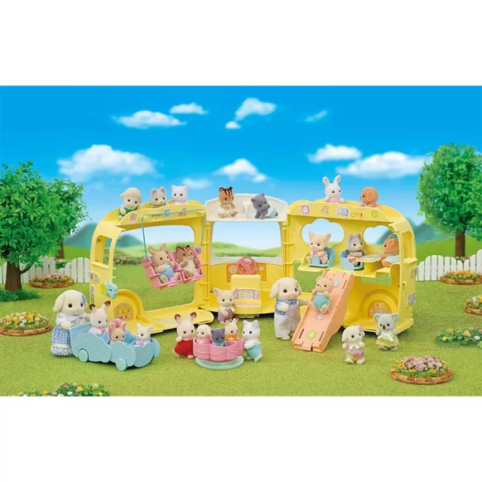 اسباب بازی سیلوانیان فامیلیز Sylvanian Families مدل Family Campervan کد 5454