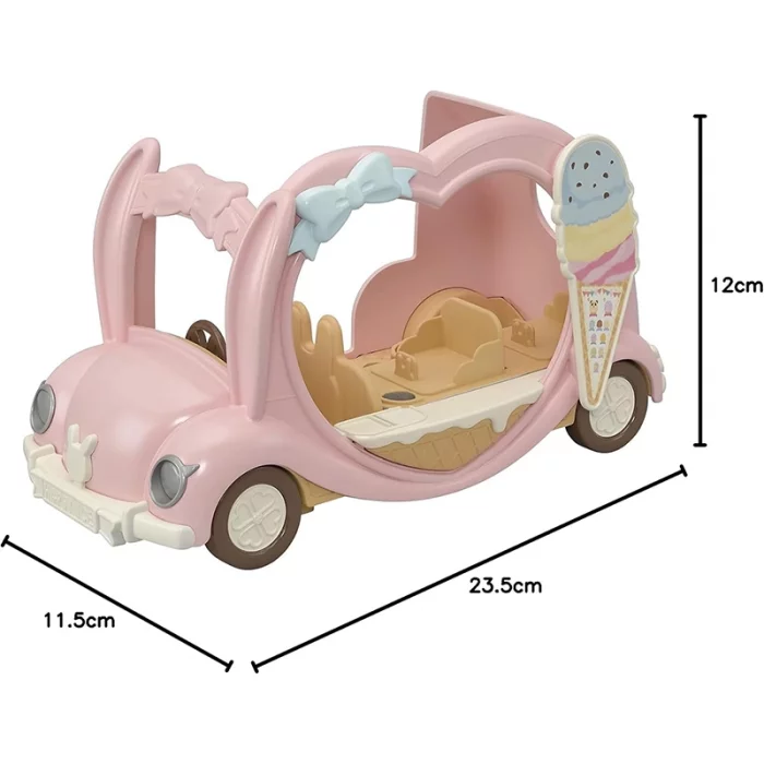اسباب بازی سیلوانیان فامیلیز Sylvanian Families مدل Adventure Kindergarten Bus Rainbow کد 5744
