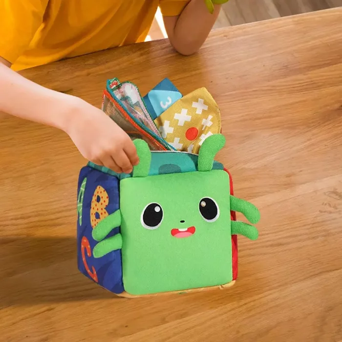 باکس دستمال حسی مونته سوری طرح هزارپا کد QBX147A