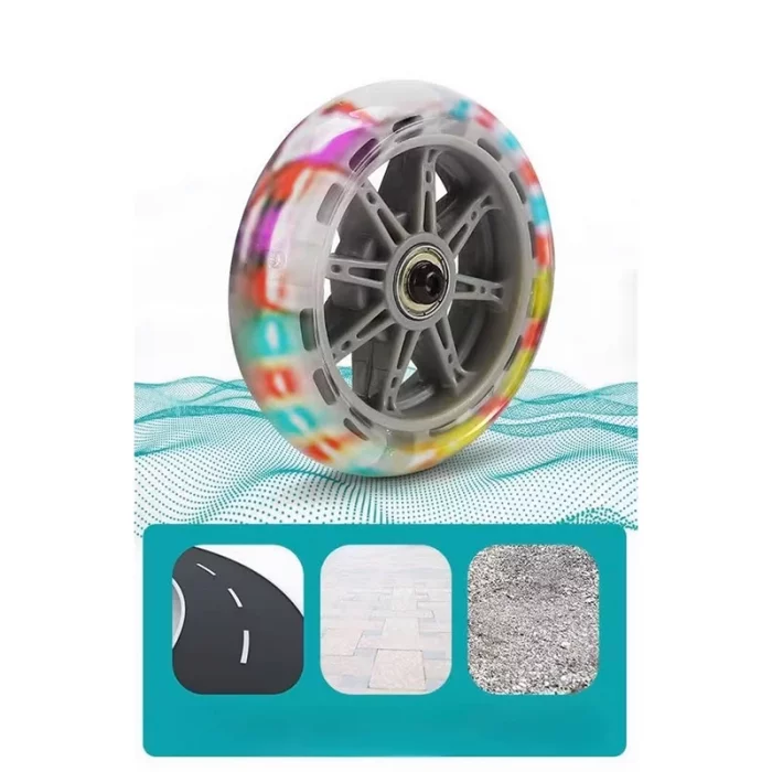 اسکوتر کودک چراغدار مدل دایناسور سبز کد P/806/SA