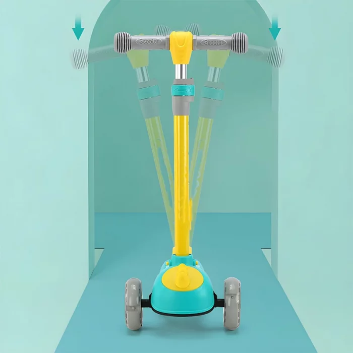 اسکوتر کودک چراغدار مدل دایناسور سبز کد P/806/SA