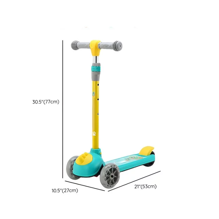 اسکوتر کودک چراغدار مدل دایناسور سبز کد P/806/SA