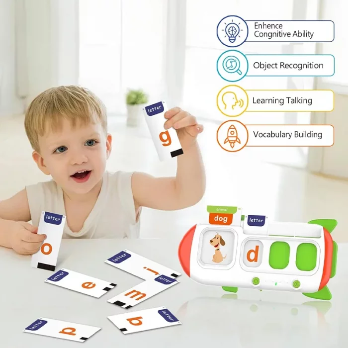 فلش کارت آموزش انگلیسی طرح موشک کد P/P6A/A