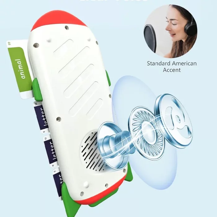 فلش کارت آموزش انگلیسی طرح موشک کد P/P6A/A