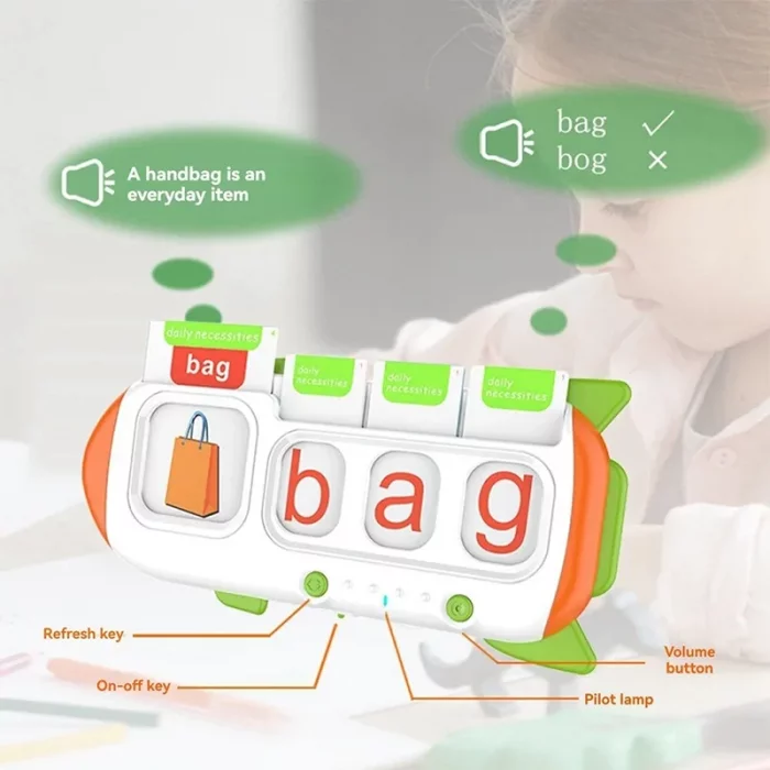 فلش کارت آموزش انگلیسی طرح موشک کد P/P6A/A