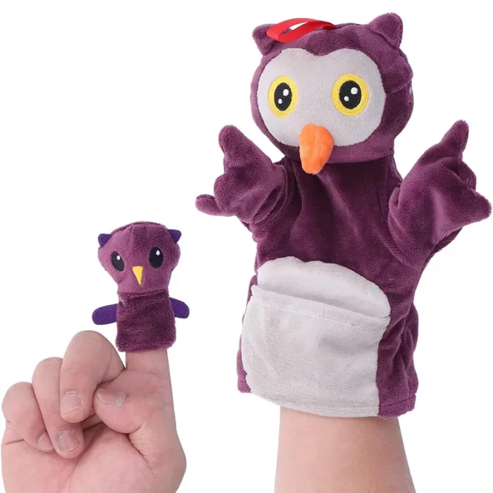 پاپت و عروسک نمایشی طرح جغد P/GB6675/C