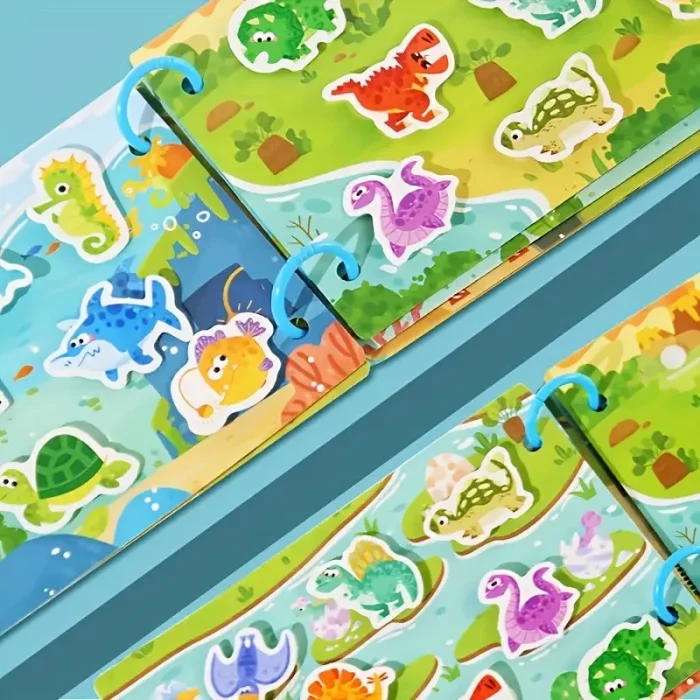 کتاب مونته سوری پازلی busy book مدل دایناسور کد 6685309