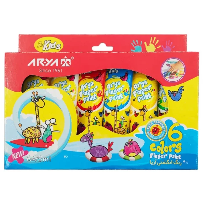 رنگ انگشتی تیوپی 6 عددی آریا کد 7015