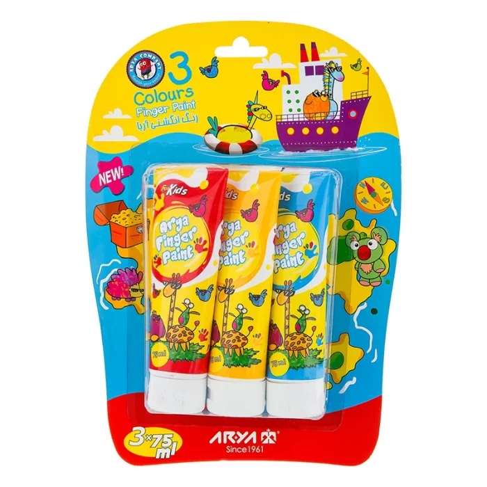 رنگ انگشتی تیوپی 3 عددی آریا کد 7016