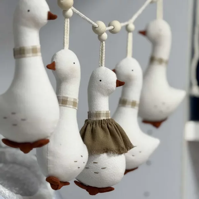 ریسه تخت عروسکی طرح غاز کد 6690380