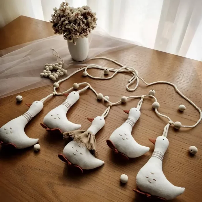 ریسه تخت عروسکی طرح غاز کد 6690380