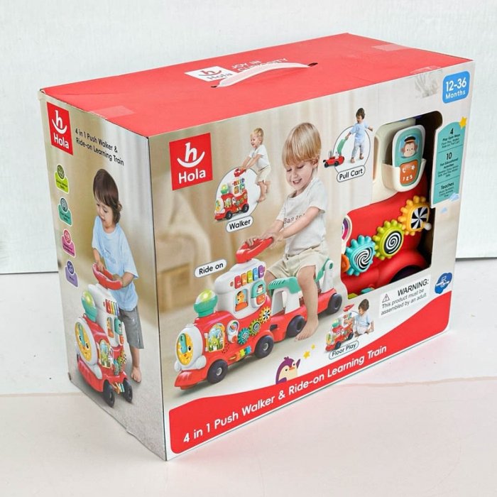 واکر چندکاره موزیکال طرح قطار هولی تویز Huile Toys کد E8990