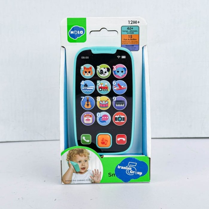 موبایل اسباب بازی موزیکال هولی تویز Huile Toys رنگ آبی کد  P/3127/AB