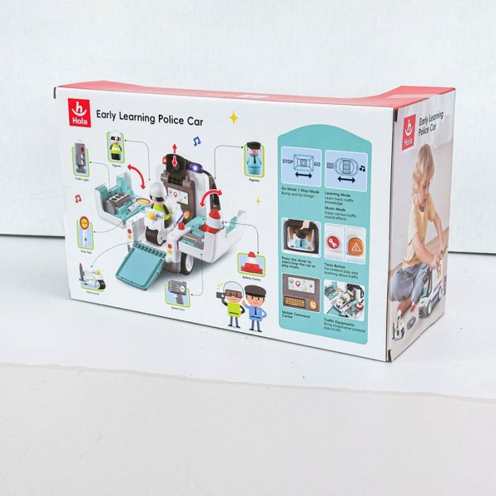 اسباب بازی ماشين پلیس با تجهيزات هولی تويز HUILE TOYS کد HE9985
