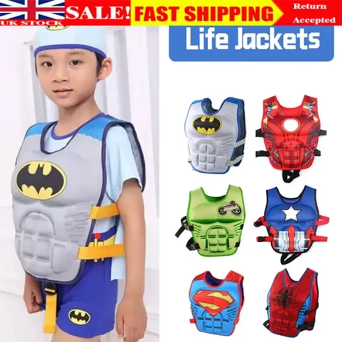 جلیقه نجات کودک مدل قهرمانان کد PJ01