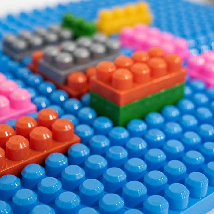 صفحه لگو دیواری یک متری مدل 4164815