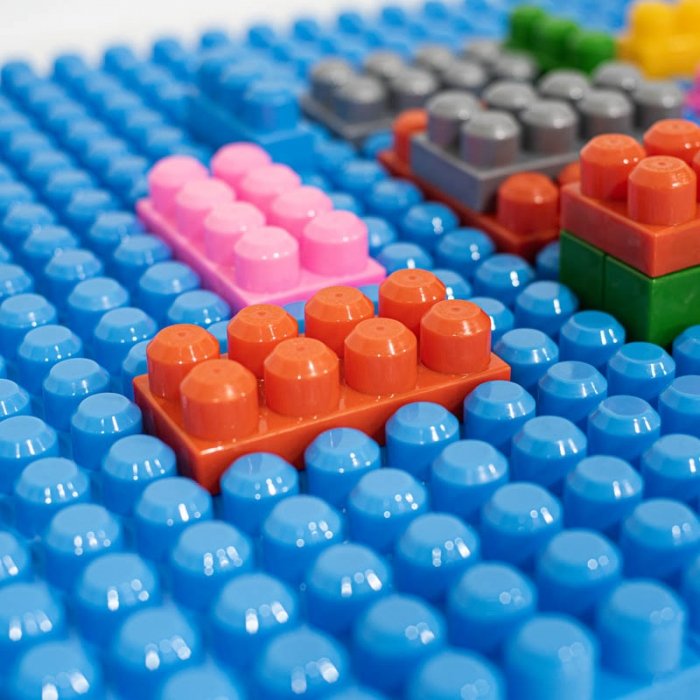 صفحه لگو دیواری یک متری مدل 4164815