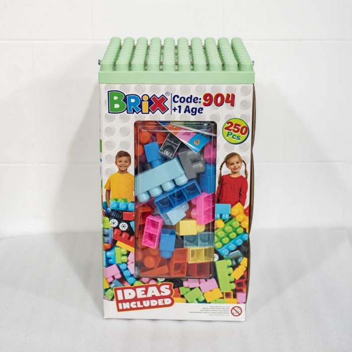 بلوک خانه سازی کودک 250 تکه کد BRX904