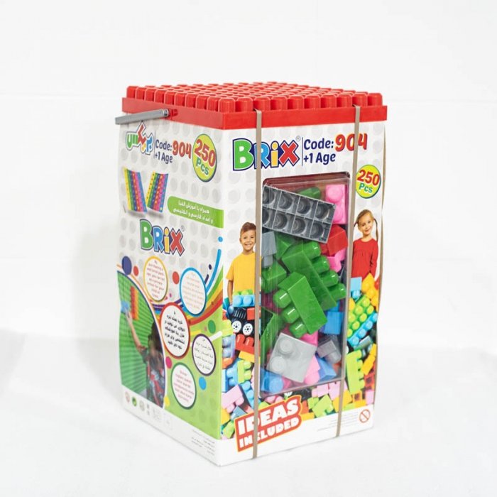 بلوک خانه سازی کودک 250 تکه کد BRX904