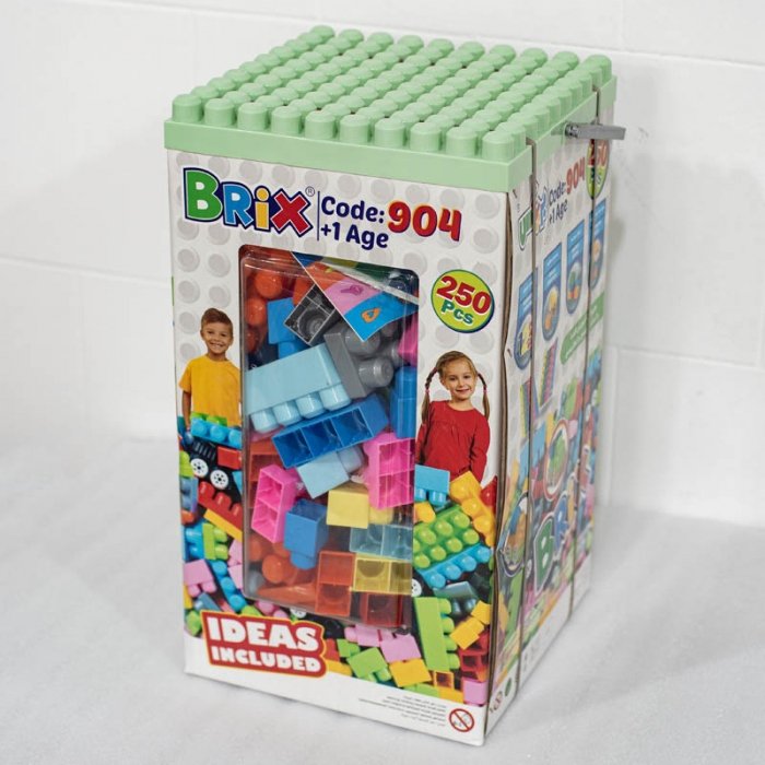 بلوک خانه سازی کودک 250 تکه کد BRX904