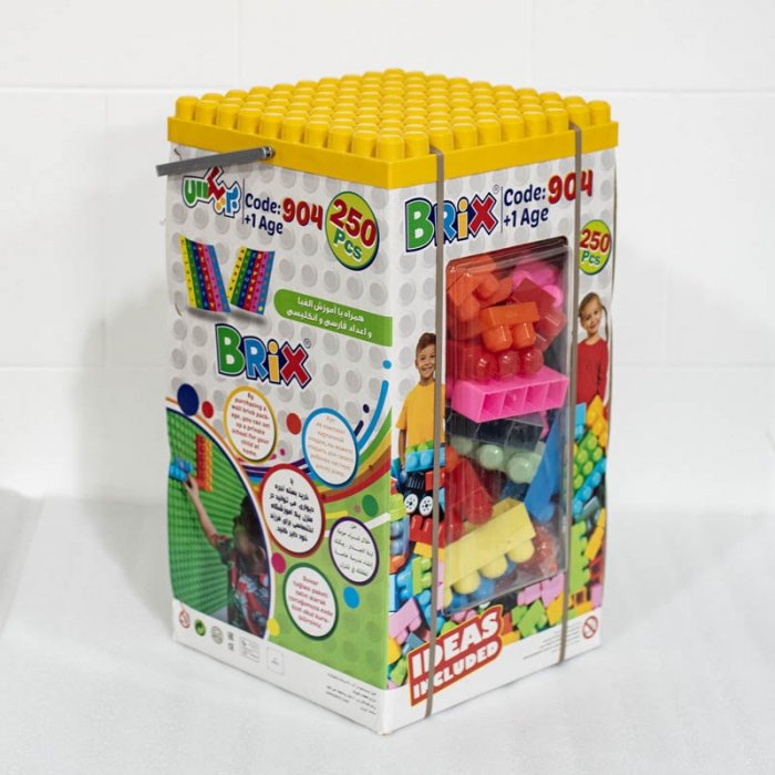 بلوک خانه سازی کودک 250 تکه کد BRX904