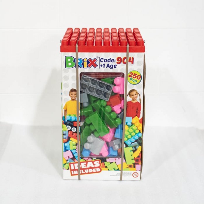 بلوک خانه سازی کودک 250 تکه کد BRX904