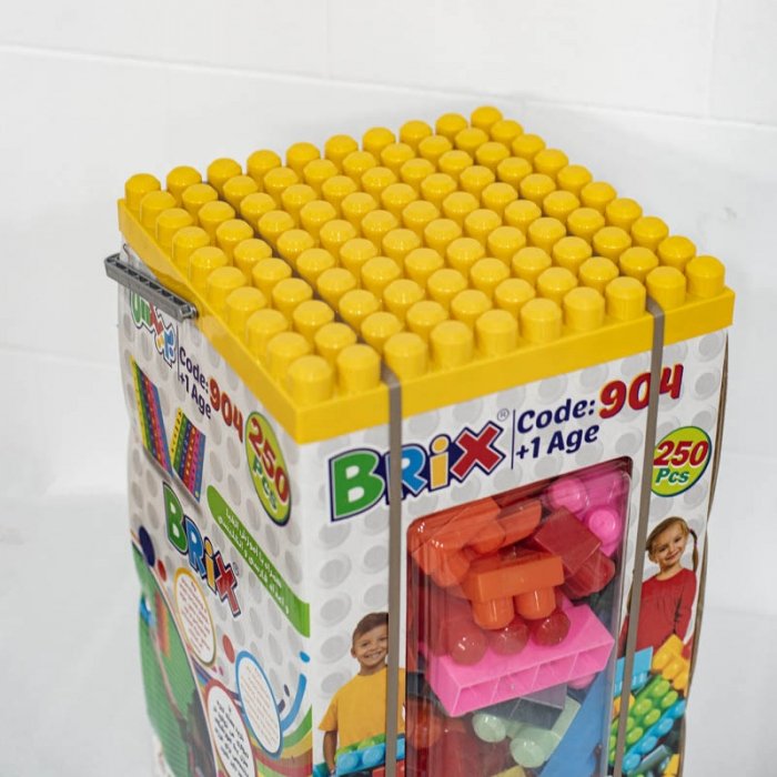بلوک خانه سازی کودک 250 تکه کد BRX904