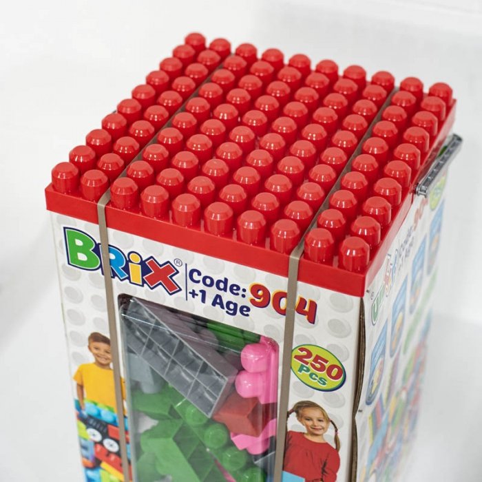 بلوک خانه سازی کودک 250 تکه کد BRX904
